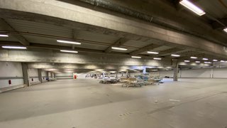 Renovierte Lagerfläche mit Lastenaufzug