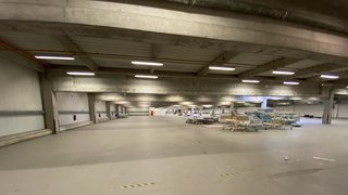 Renovierte Lagerfläche mit Lastenaufzug